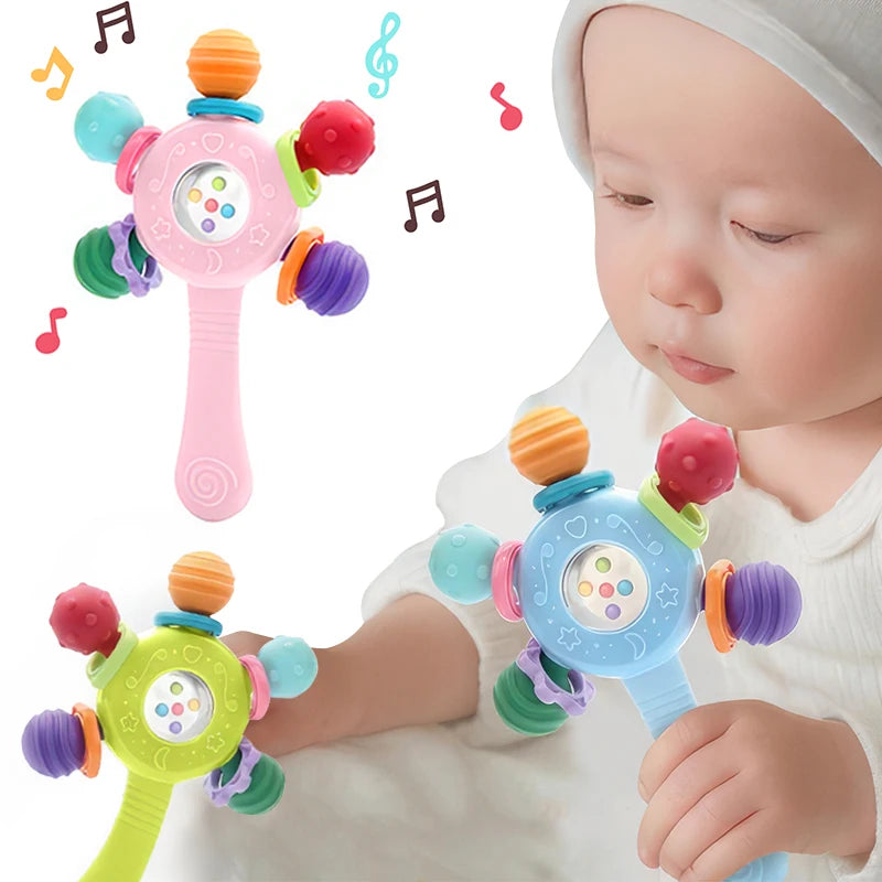 Anneau de Dentition en Silicone — Soulage Bébé 0-12 mois