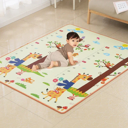 Tapis d'Éveil Bébé 120x90cm — Mousse EVA Confortable