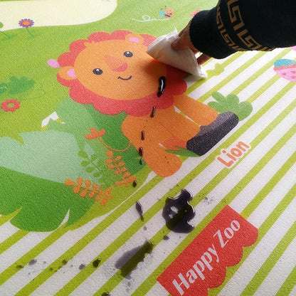 Tapis d'Éveil Bébé 120x90cm — Mousse EVA Confortable