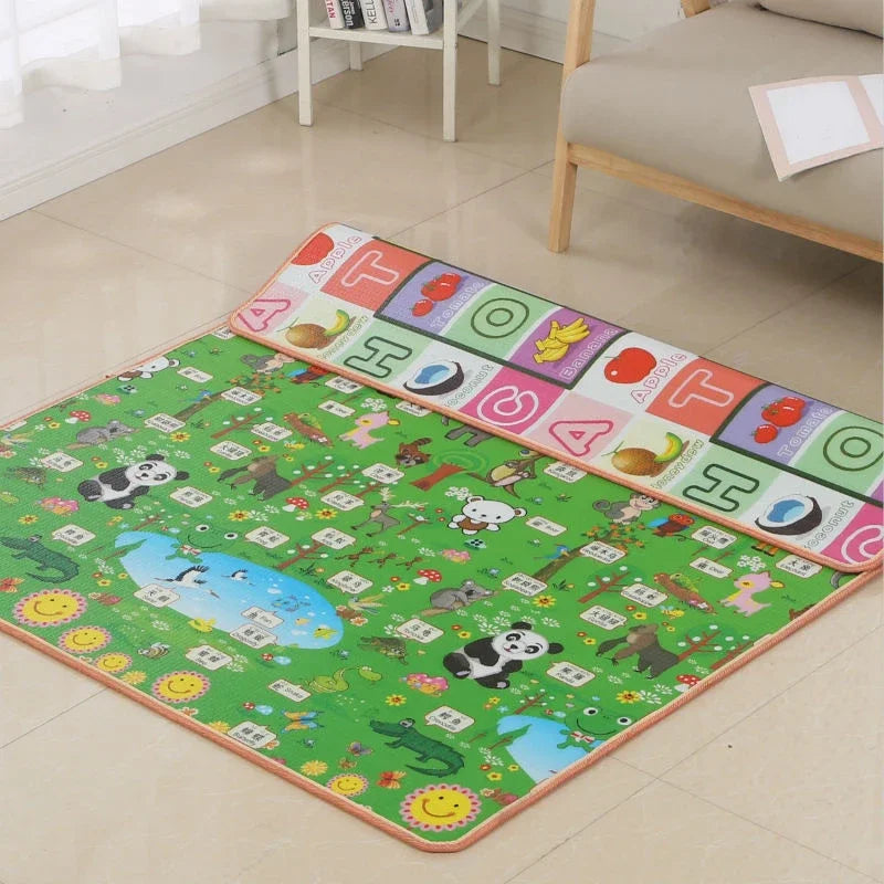 Tapis d'Éveil Bébé 120x90cm — Mousse EVA Confortable