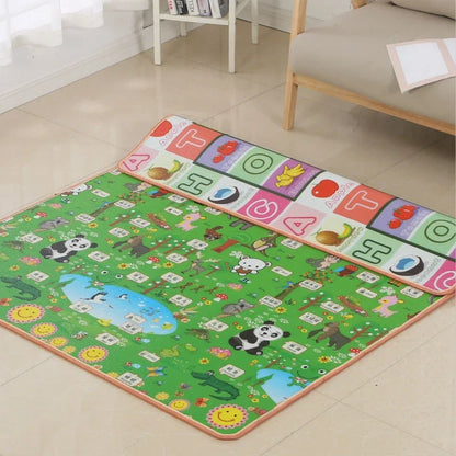 Tapis d'Éveil Bébé 120x90cm — Mousse EVA Confortable