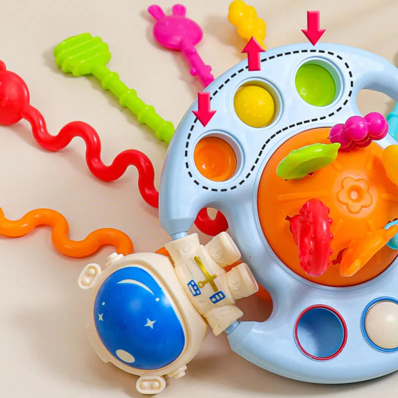 Tambour Musical Montessori — Jouet d'Éveil Bébé 1-3 ans