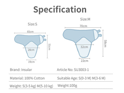 Gigoteuse Swaddle Nouveau-né — Emmaillotage Facile 0-3 mois