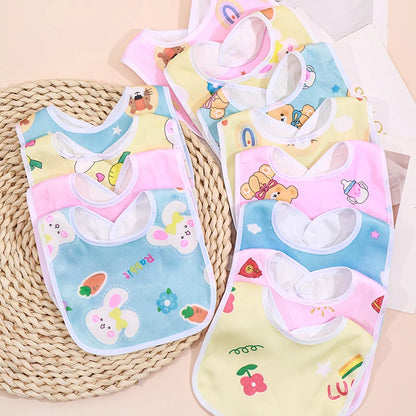 Bavoir Bébé Imperméable Motifs — Lot de Bavoirs Colorés